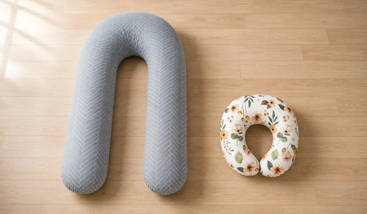 Coussin de grossesse + coussin d’allaitement — Les deux, du dernier trimestre aux premières tétées