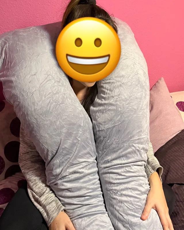 Coussin de grossesse en U Berceline, photographié par une acheteuse (Espagne)