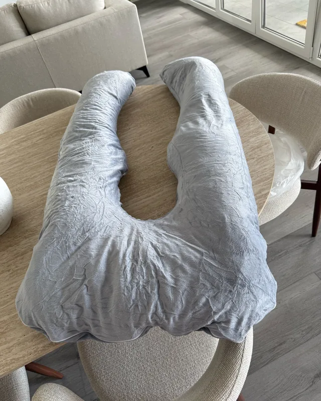 Coussin de grossesse en U Berceline, photographié par une acheteuse (Portugal)