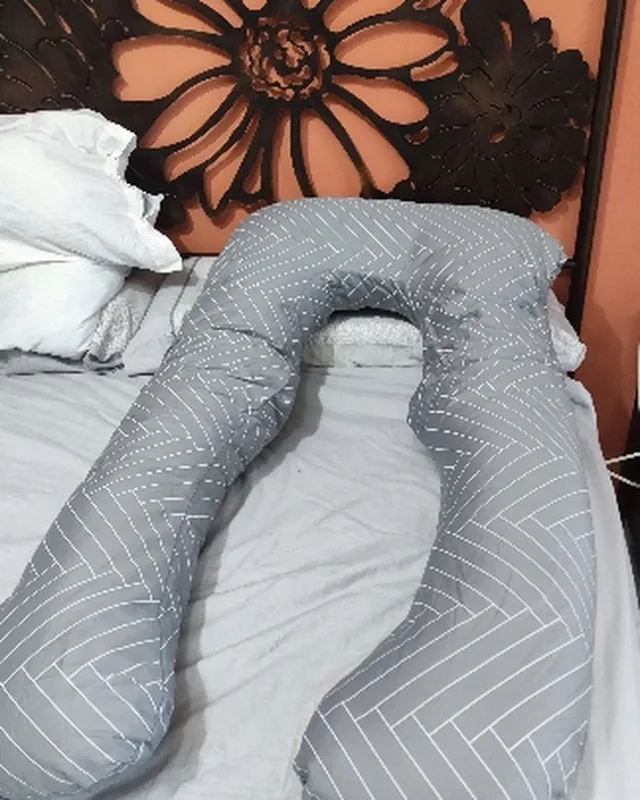 Coussin de grossesse en U Berceline, photographié par une acheteuse (Espagne)