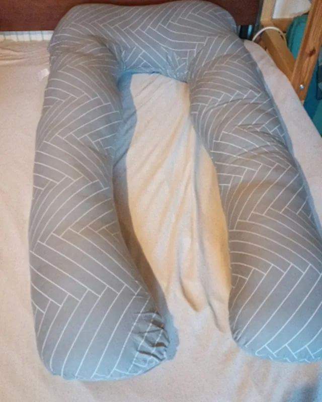 Coussin de grossesse en U Berceline, photographié par une acheteuse (France)